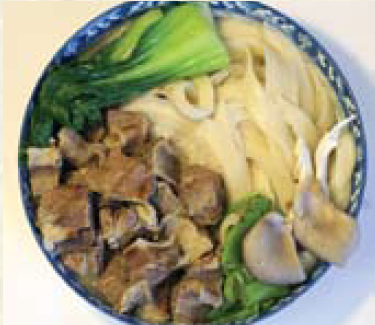 Beef noodle with soup
